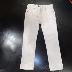 J. Crew Crewcuts Girls Cotton Ivory Toothpick Cords, sz 5